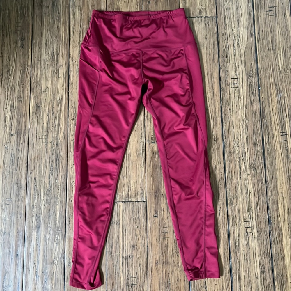 Maroon XL workout pants